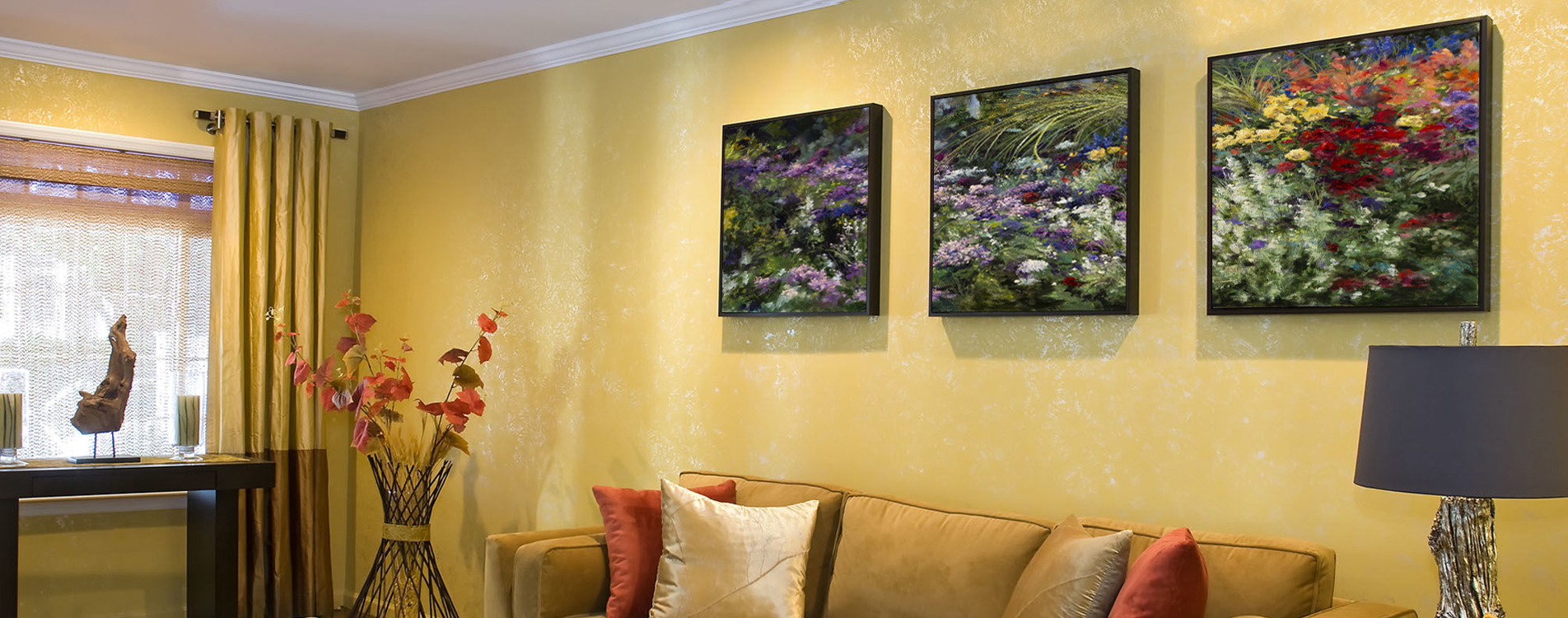 fine art prints in living room. Fine art printing services
